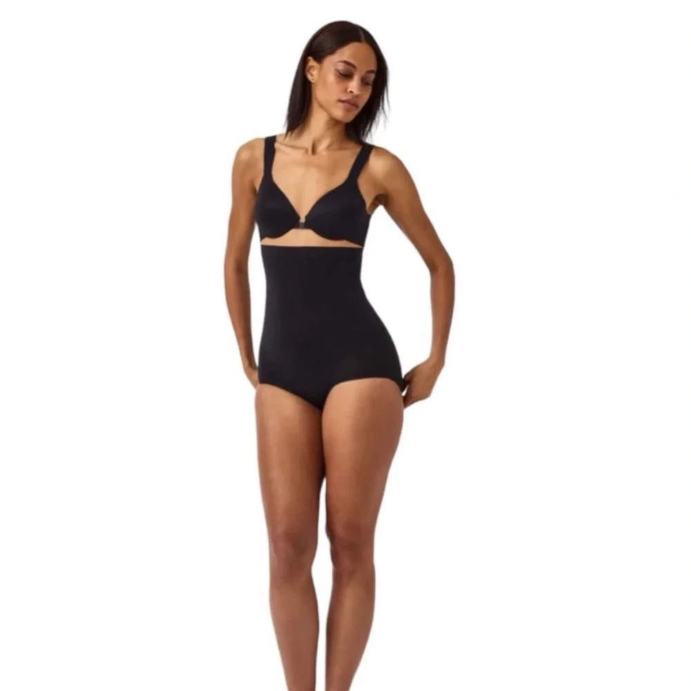 Spanx Women’s Very Black Higher Power Panties Shaper‎ Brief Shapewear New in Box